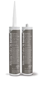 Sellante decorativo para baldosas y mosaicos, referencia Silicone Color de Kerakoll. Color: 36